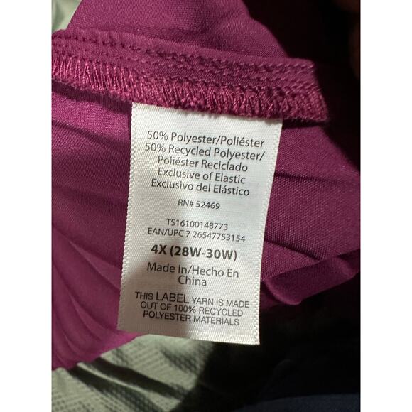 4X Terra & Sky Black Label Women's Plus Size Pleated Off the Shoulder Midi Dress - Picture 5 of 5